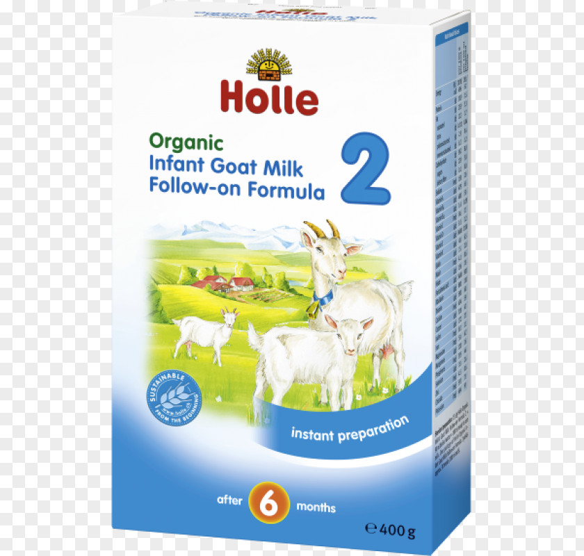 Goat Milk Baby Formula Organic Food Holle PNG