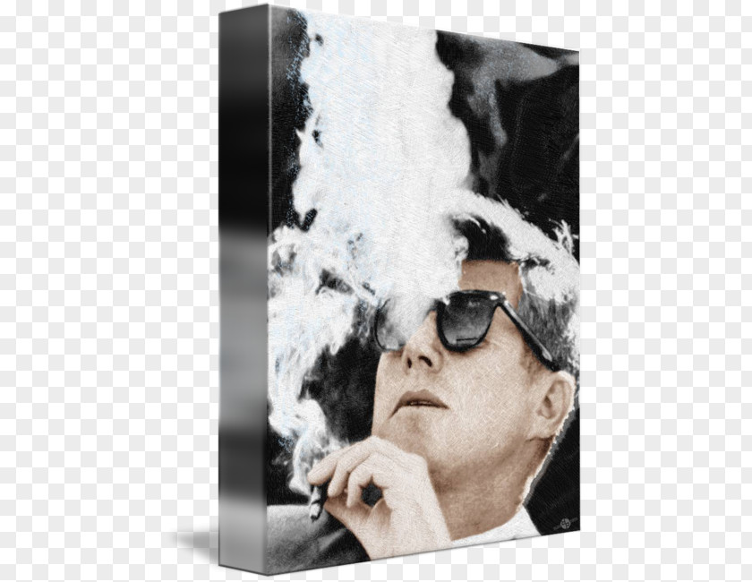 John F. Kennedy United States Cigar T-shirt Poster PNG