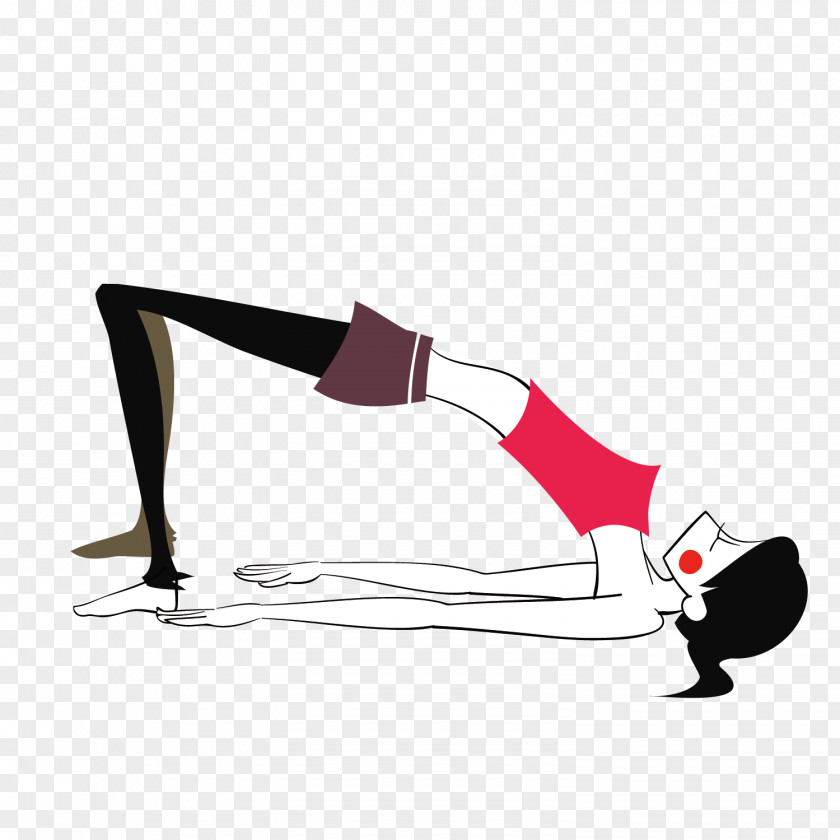 Yoga Vector Illustration Beauty Cartoon PNG