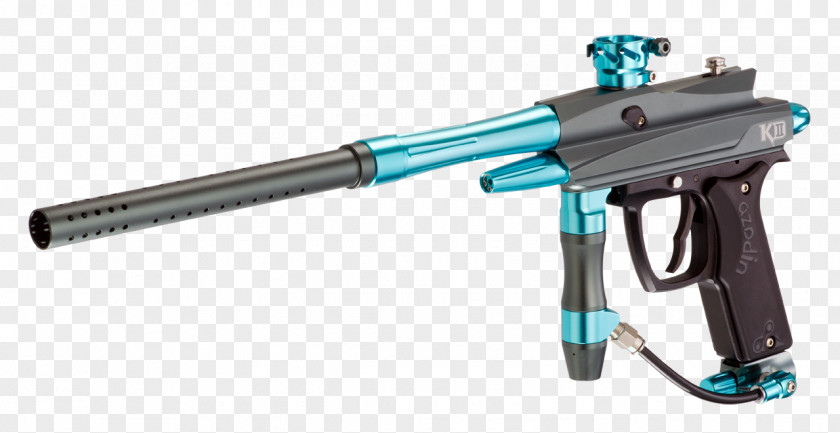 Blue Purple Paintball Guns Woodsball Spyder Victor PNG