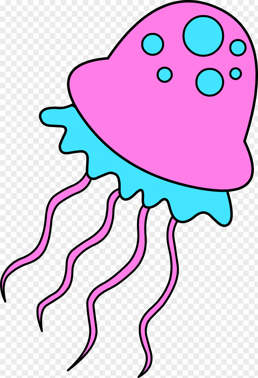 Fish Image Clipart Blue Jellyfish Ocean Clip Art PNG
