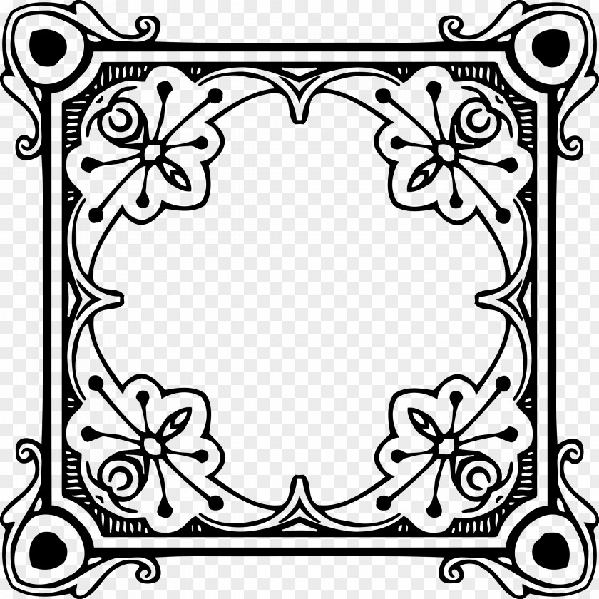 Square Frame Picture Frames Clip Art PNG