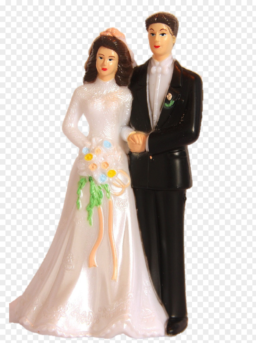 Wedding Cake Topper Marriage Bride PNG