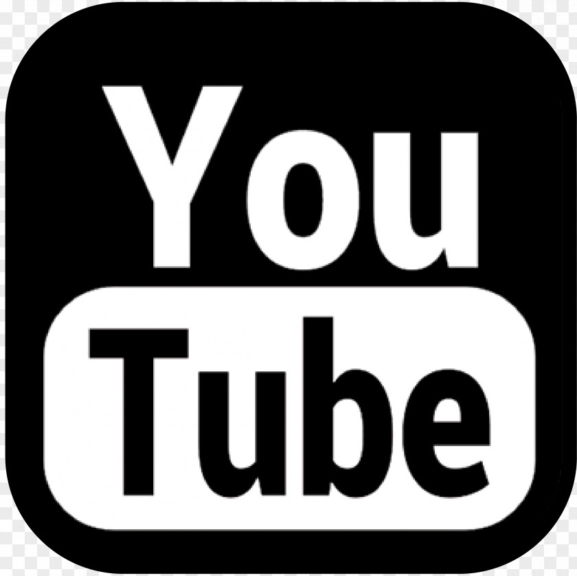 Black And White YouTube Film Logo Video PNG