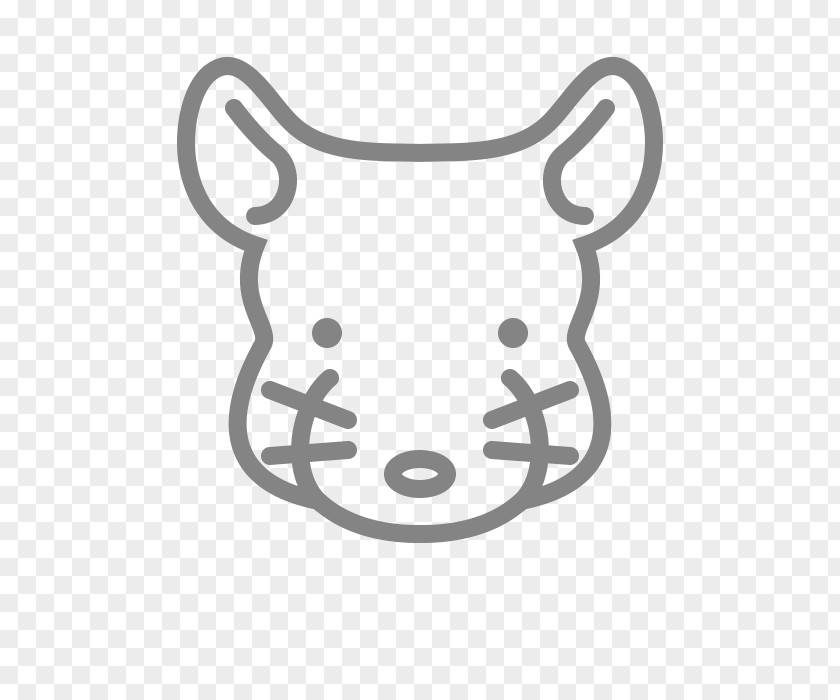 Chinchillas Outline Fur Clothing Black Chinchilla Green White PNG