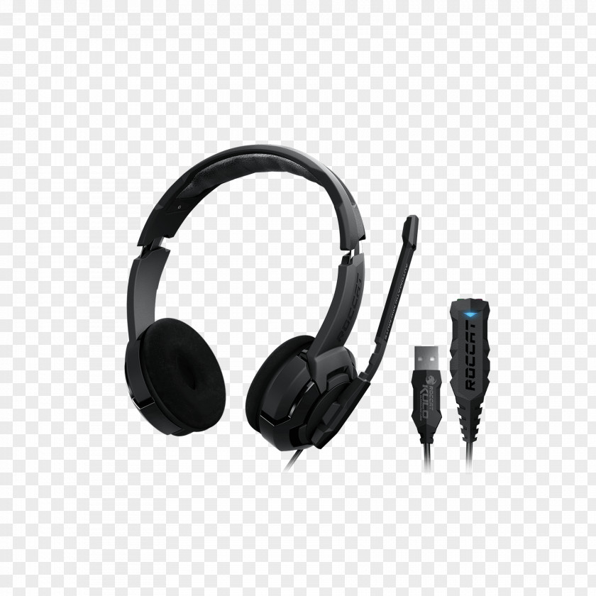 Headphones Headset ROCCAT Kulo Microphone 7.1 Surround Sound PNG