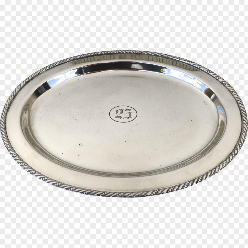 Silver Platter Metal Tableware PNG