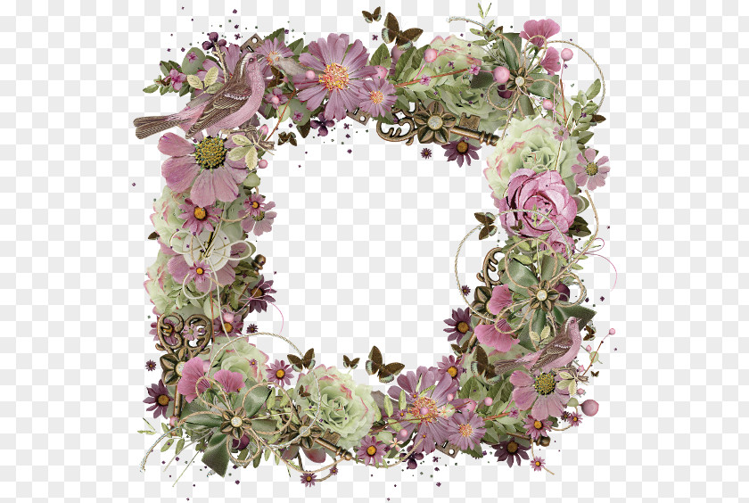 Flower Floral Design Wreath PNG