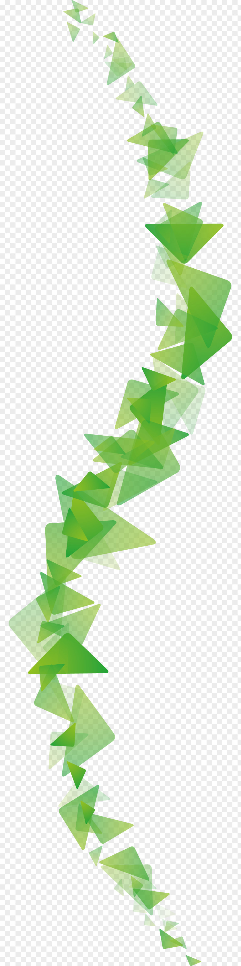 Paper Art Background Green PNG