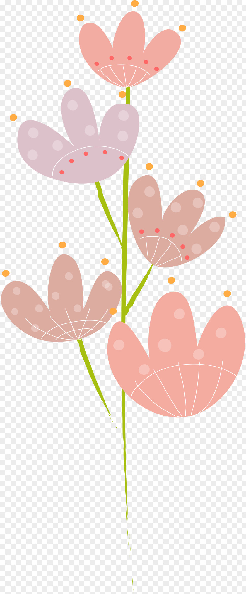 Pink Flowers Flower Vecteur PNG