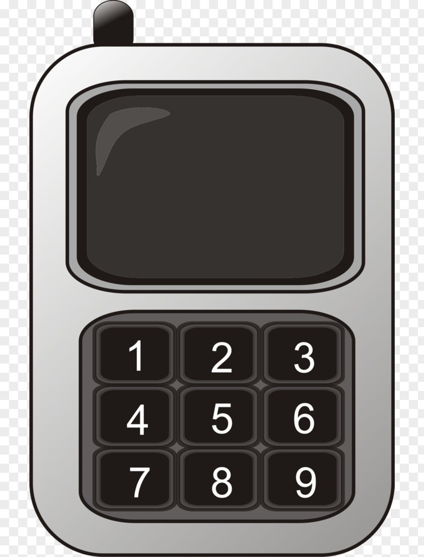 Smartphone Vector Feature Phone Numeric Keypads Communication Multimedia Cellular Network PNG