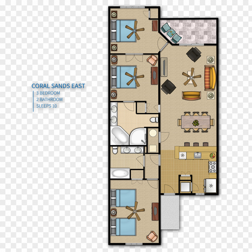 Beach Coral Sands Resort Island Links Floor Plan Omni Hilton Head Oceanfront PNG