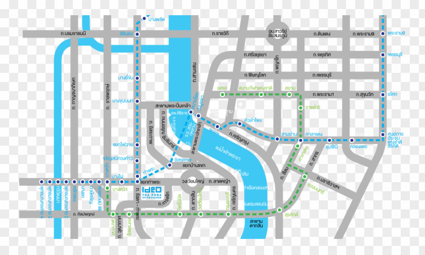 Full Map Route 66 Ideo Thaphra Interchange Apartment Tha Phra MRT Station Condominium PNG