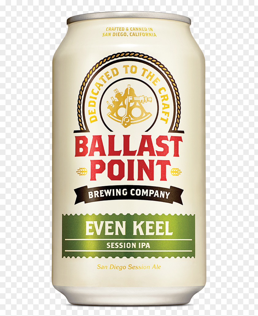 Grapefruit Malt Beverage Ballast Point Brewing Company Beer India Pale Ale Even Keel Session Can 355ml Brewery PNG
