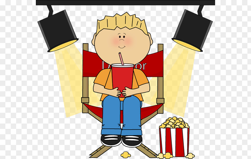 Boy Sitting Cliparts Film Director Clapperboard Clip Art PNG