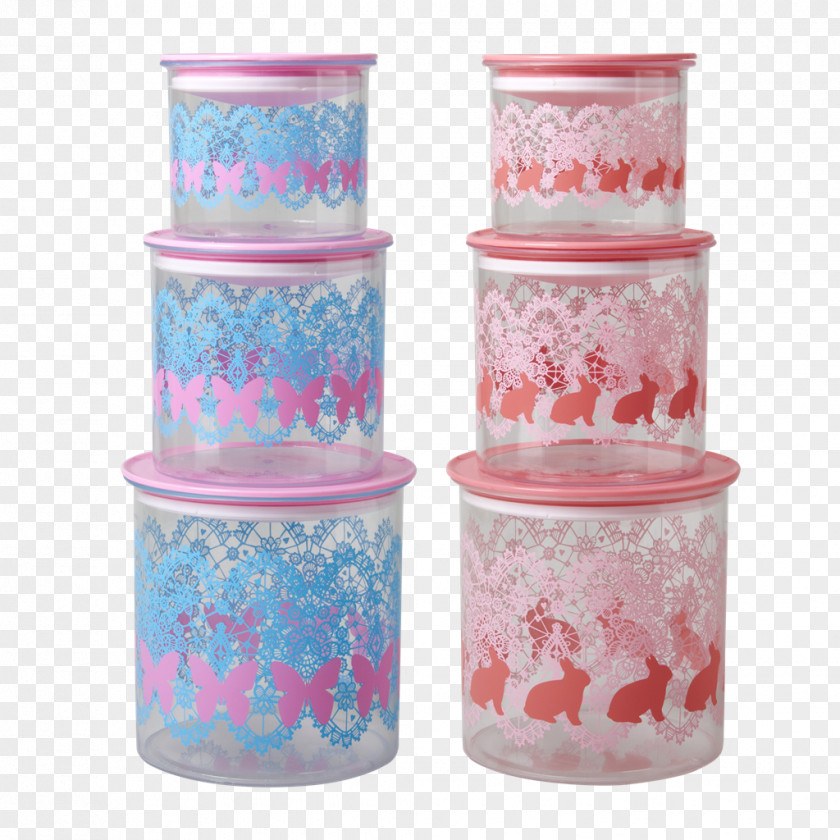 Pink Box Rice Food Plastic Jar Melamine PNG