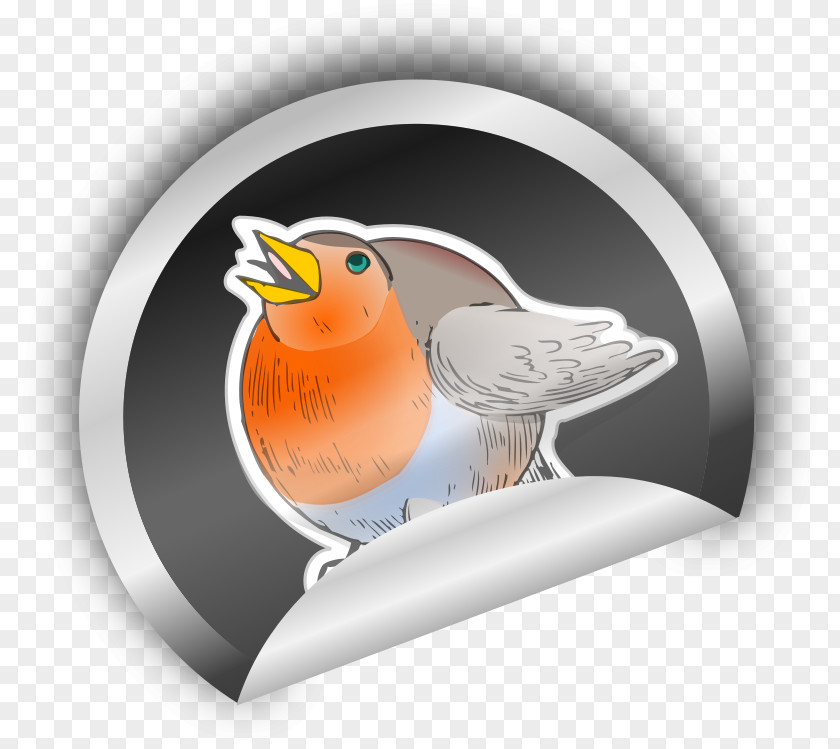 Robin Bird Sticker Round-robin Tournament Clip Art PNG