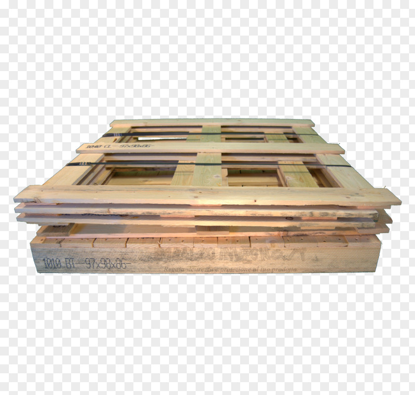 Wood ISPM 15 Pallet Bottle Crate PNG