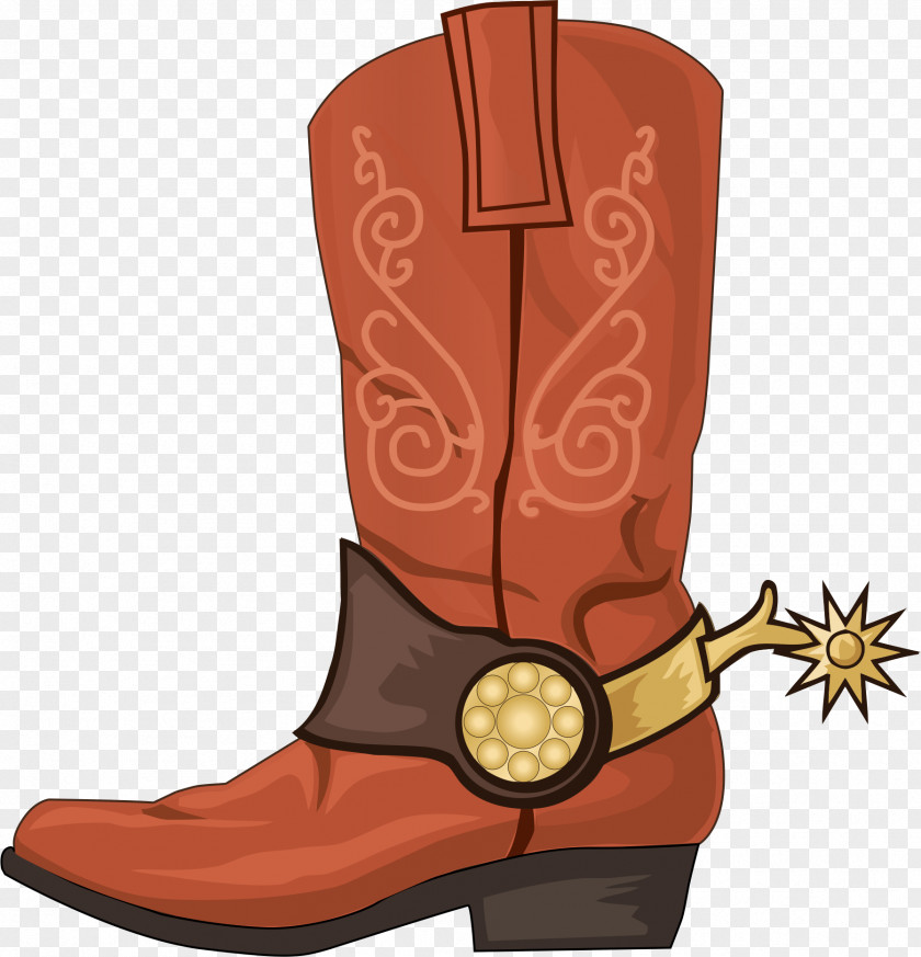 Boot Cowboy Bandana Leather PNG