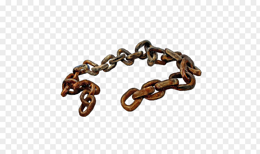 Chain Bracelet Brown Metal Jewellery PNG