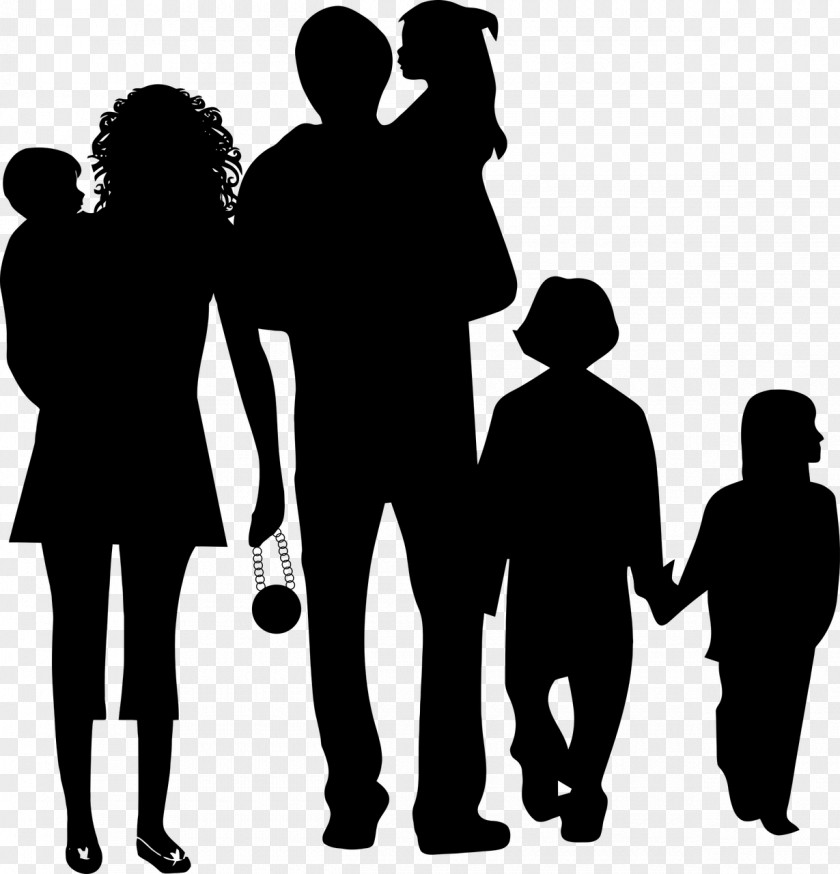 Family Silhouette Clip Art PNG