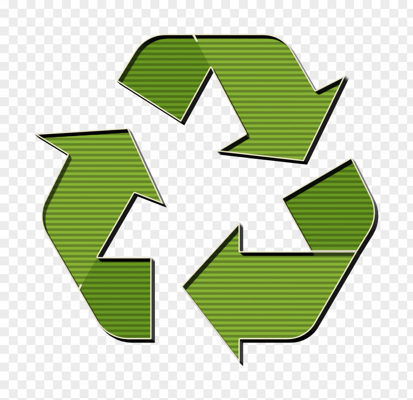 Number Recycling Arrow Icon Ecology Recycle Sign PNG