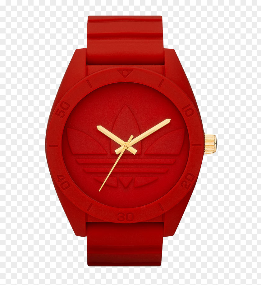 Red Watches Tracksuit Adidas Originals Watch Strap PNG