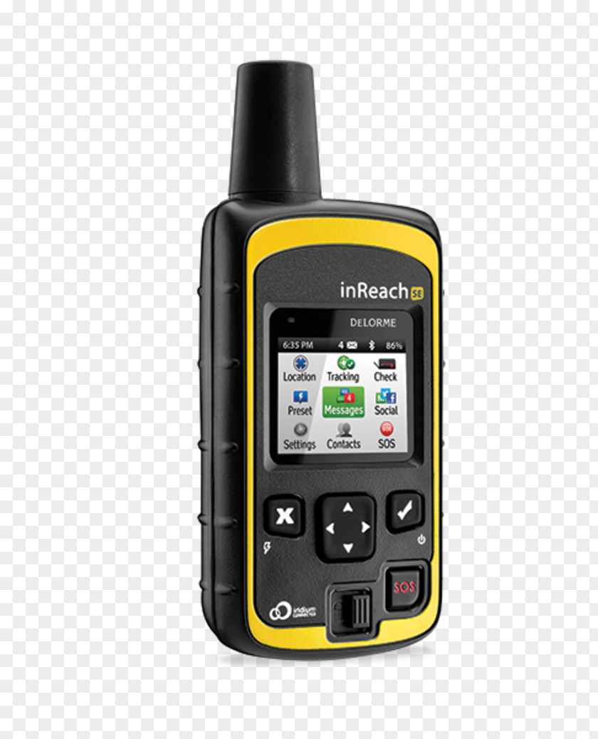 Safety Gear GPS Navigation Systems Delorme Ag009871201 Inreach Se Garmin InReach Explorer+ SPOT Satellite Messenger PNG
