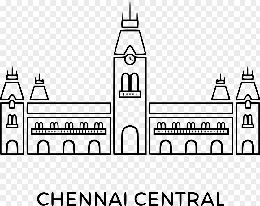 Small Icons Chennai Central Railway Station Madras Miscellany Clip Art PNG