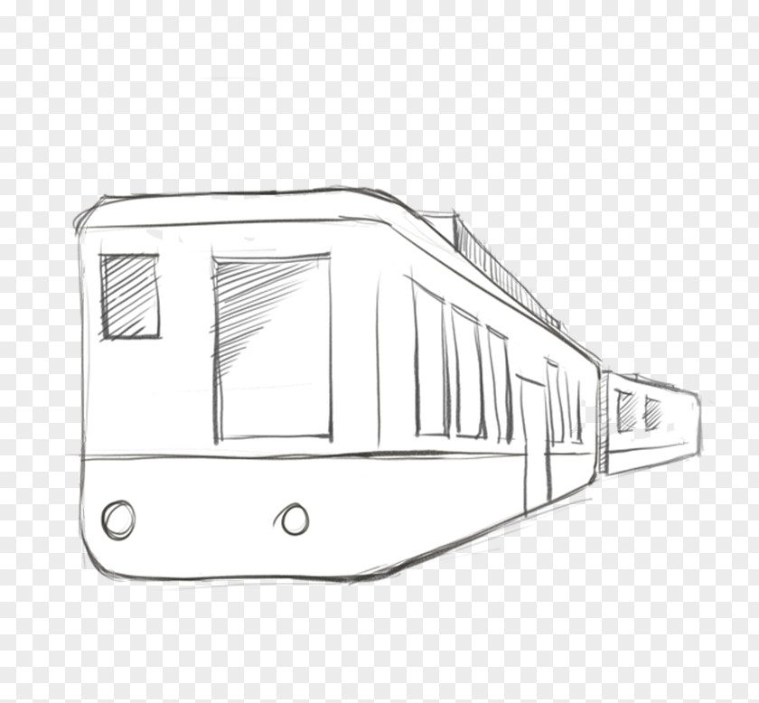 Train Paper Drawing PNG