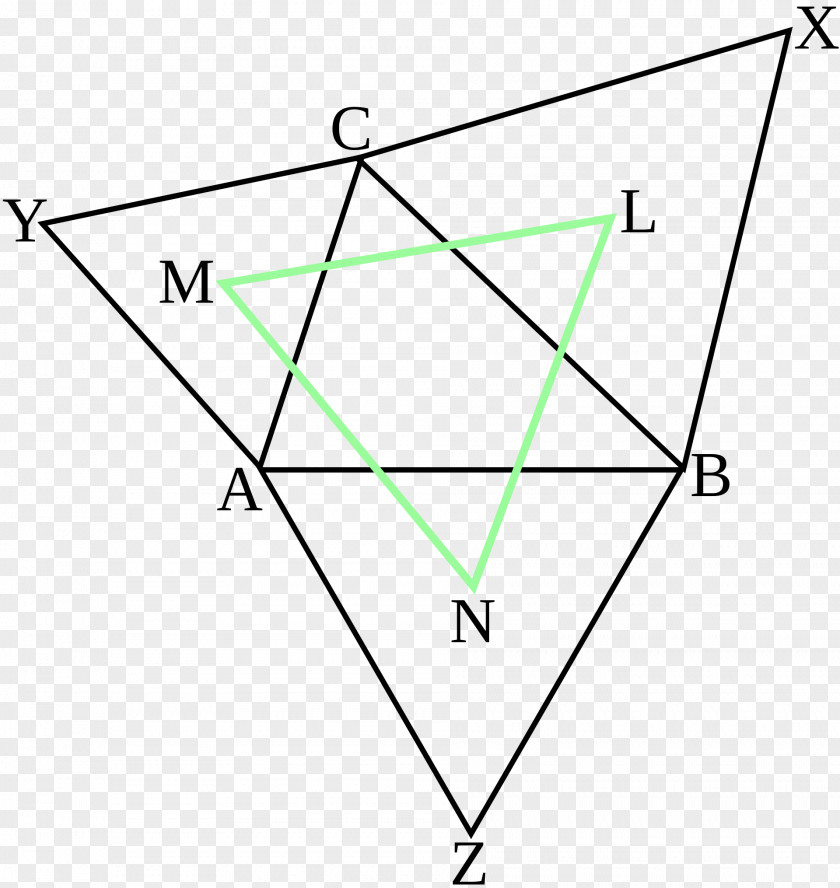 Triangle Napoleon's Theorem Equilateral Wikipedia PNG