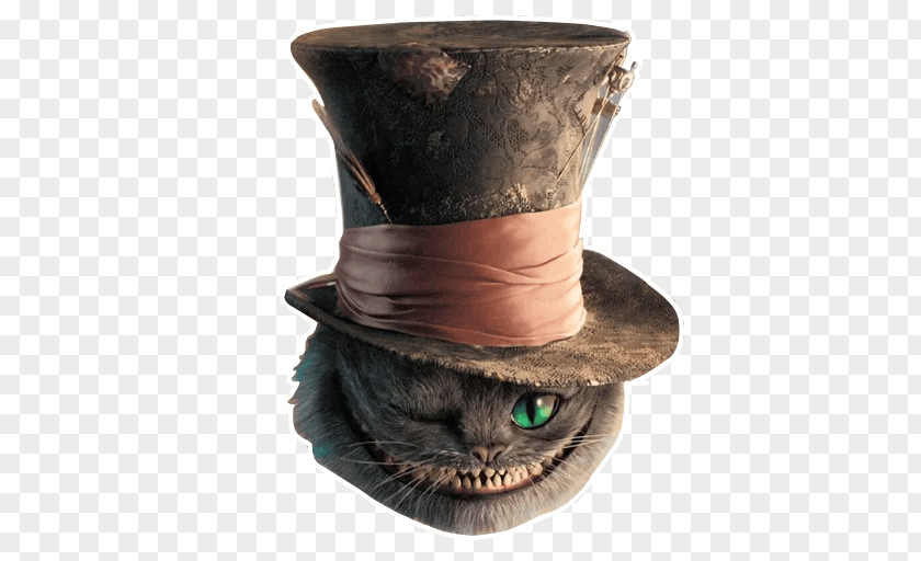 Alice In Wonderland Hat Cheshire Cat Mad Hatter White Rabbit Red Queen Knave Of Hearts PNG