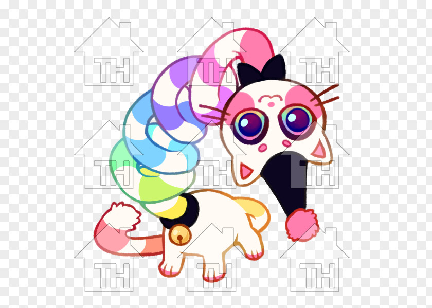 Cat In Box Pink M Cartoon Clip Art PNG
