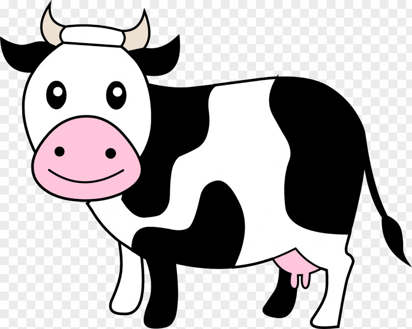 Cow Holstein Friesian Cattle Dairy Clip Art PNG