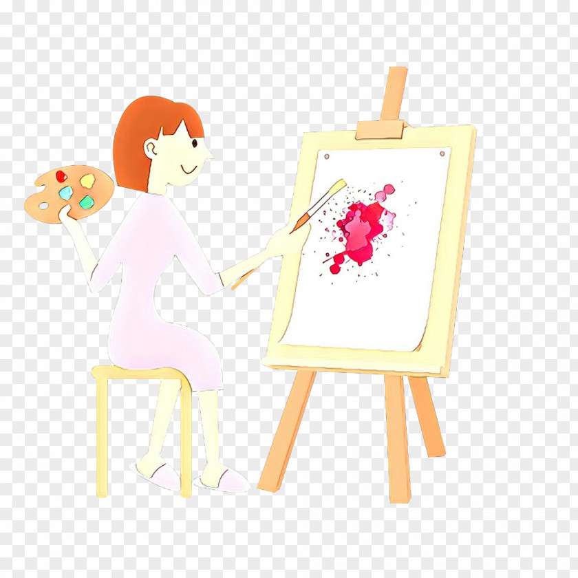 Fictional Character Furniture Easel Cartoon PNG