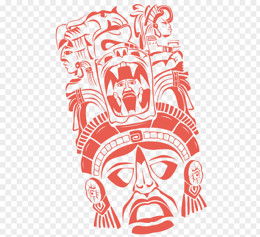 Mask Maya Civilization Aztec Art PNG