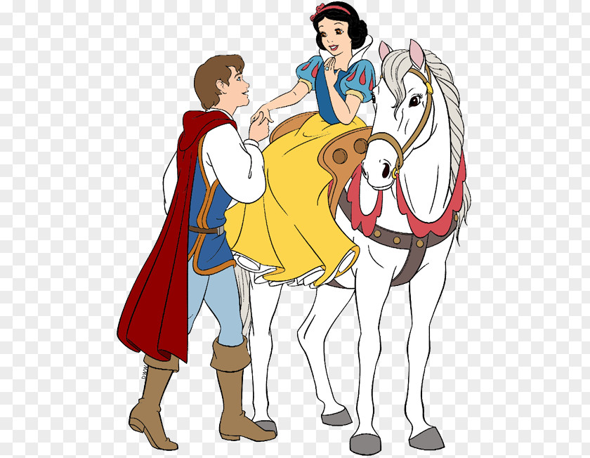 Horse Snow White Prince Charming Seven Dwarfs Clip Art PNG