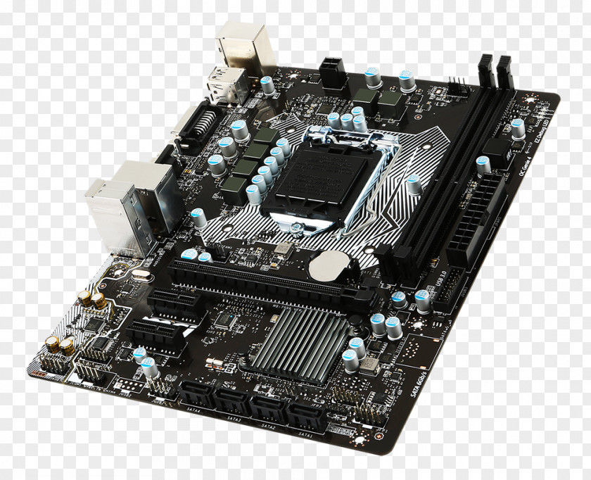 Intel MSI H110M H110 LGA 1151 Micro ATX Motherboard PRO-VD PNG