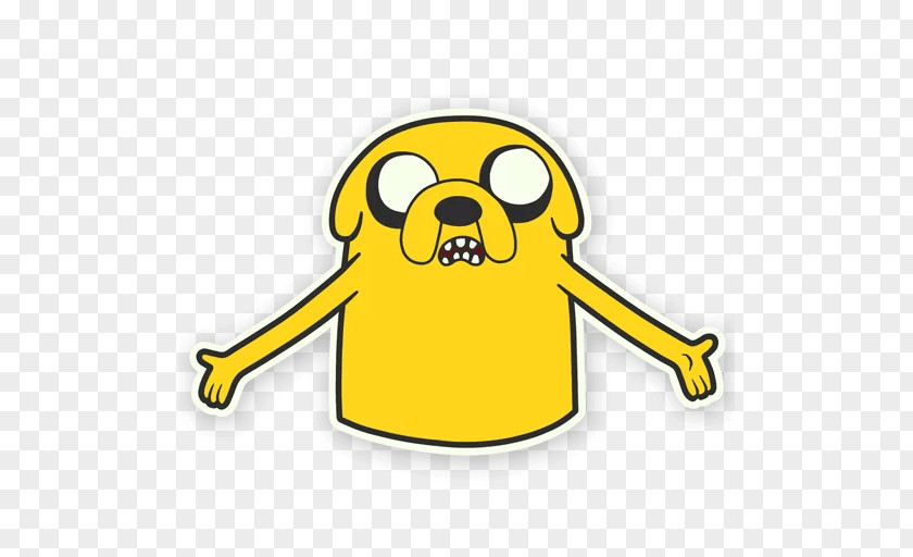 Jake The Dog Telegram Sticker Clip Art PNG