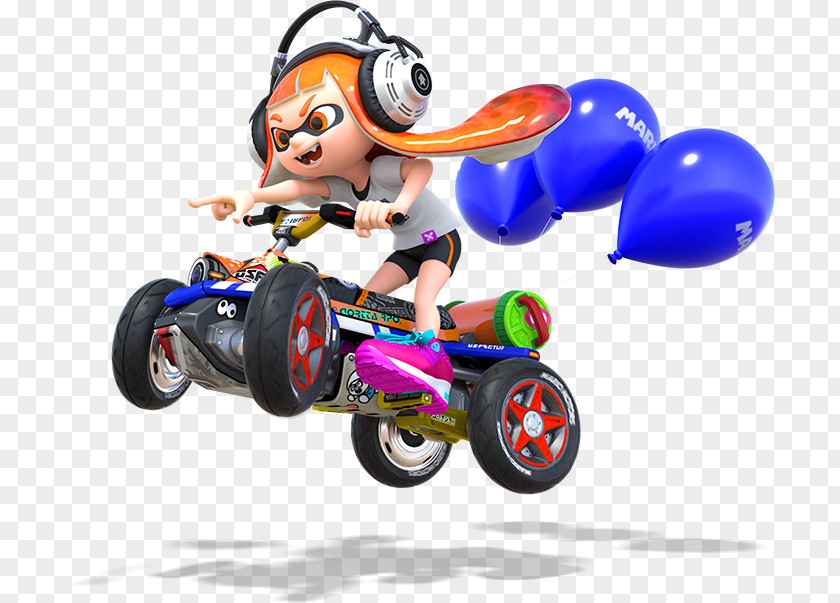 Mario Kart 8 Deluxe Kart: Double Dash Splatoon PNG