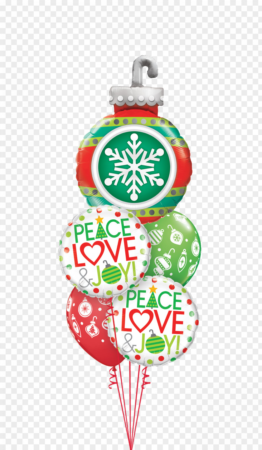 Balloon Christmas Ornament Qualatex Day Gift PNG