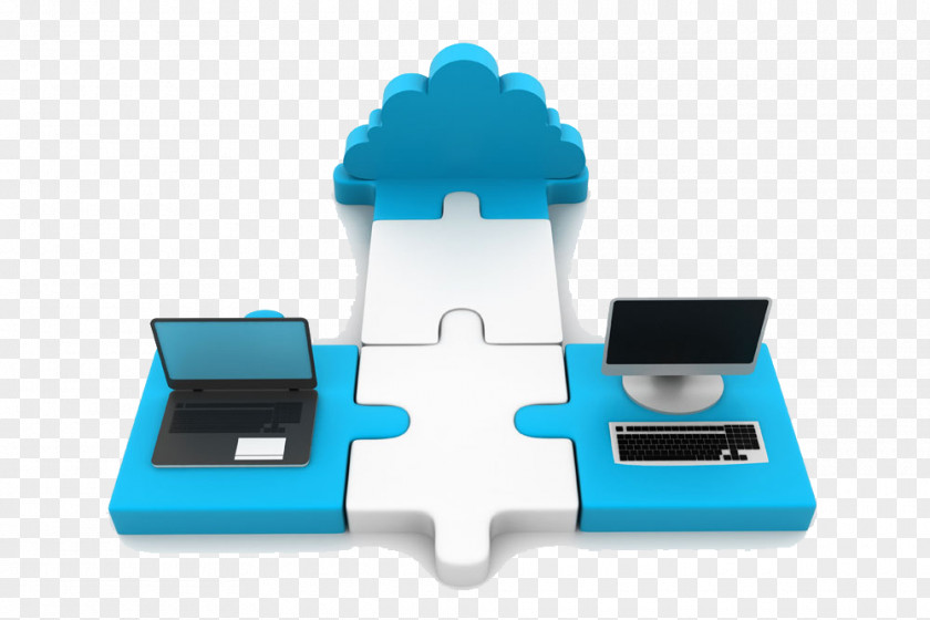Computer And Puzzles Data Transmission Cloud Computing Wireless PNG