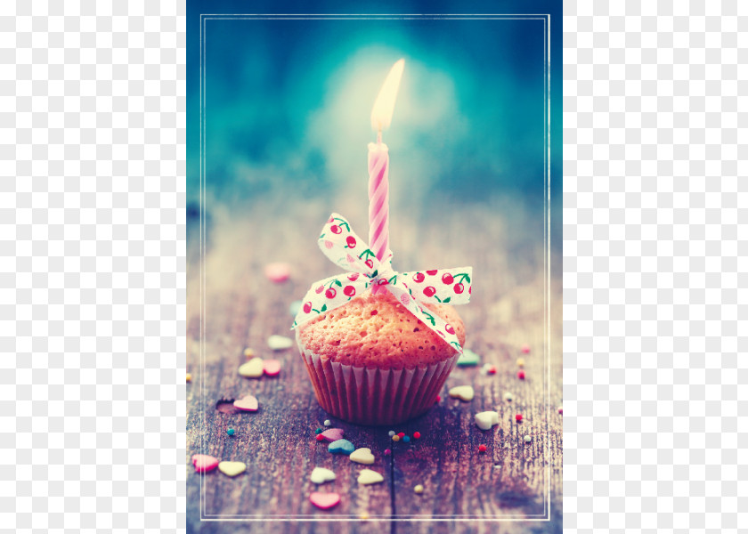 Express Box Cupcake Happy Birthday To You Muffin Greeting & Note Cards PNG