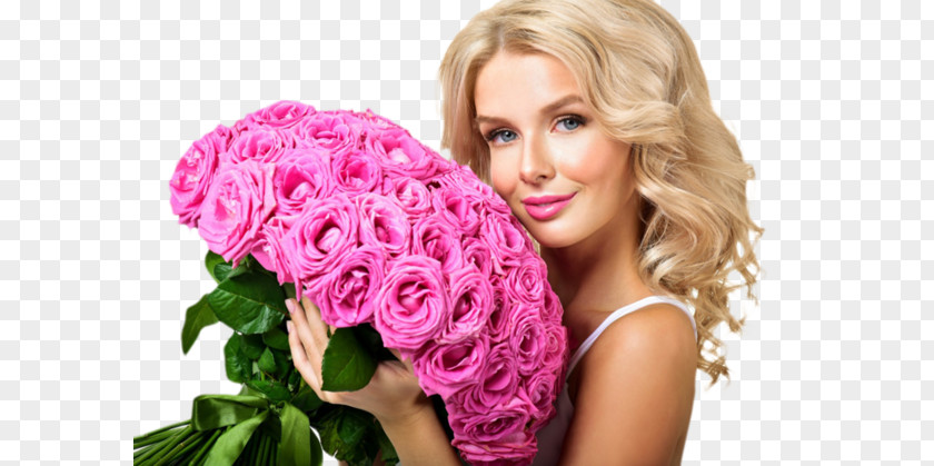 Flower Bouquet Garden Roses Pink PNG