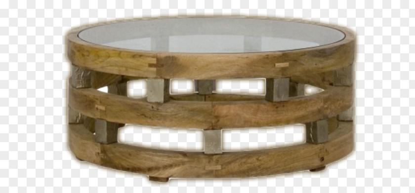 Round Glass Coffee Table Tops Nightstand Wood Furniture PNG
