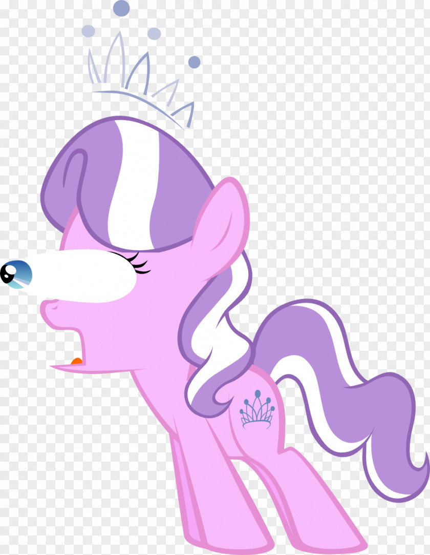 Tiara Horse Violet Lilac Purple PNG