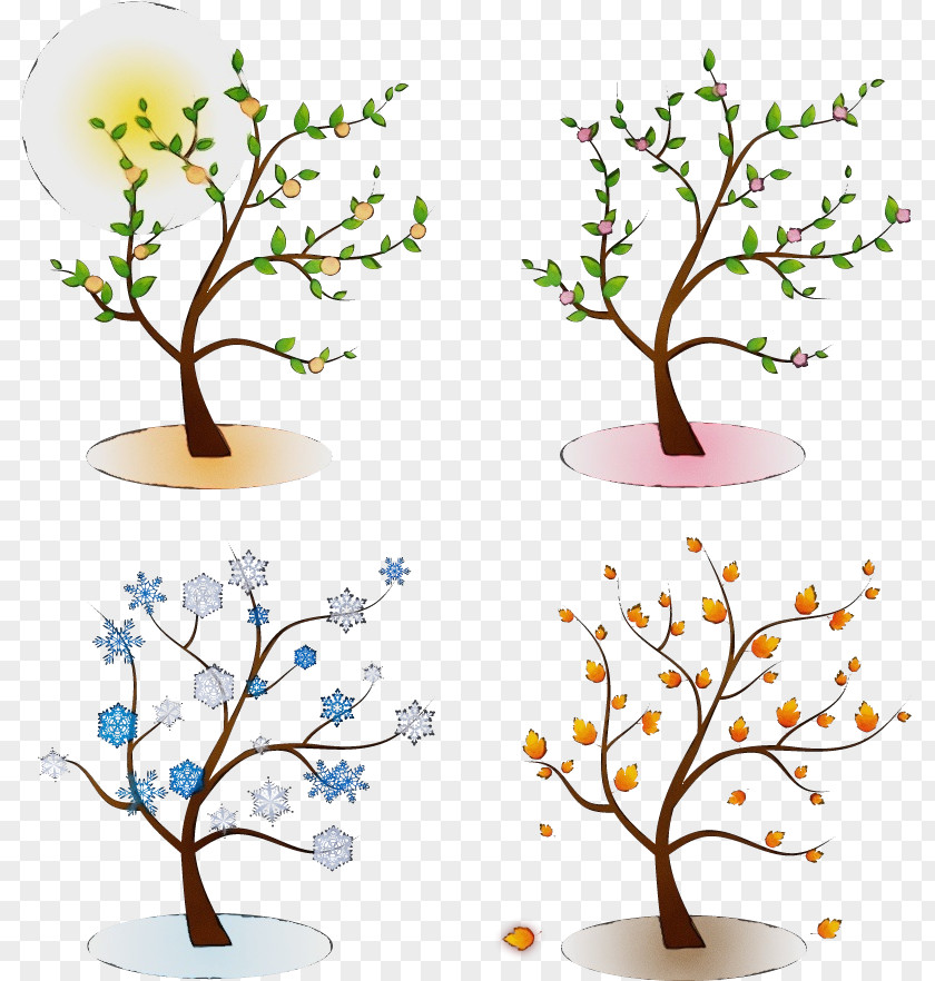 Tree Branch Plant Woody Flowerpot PNG