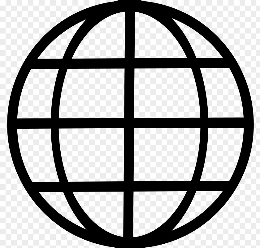 Black And White Earth Globe Free Content Clip Art PNG
