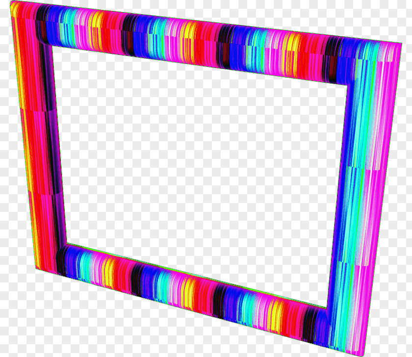Brushwork Tosca Color Picture Frames Purple Line PNG