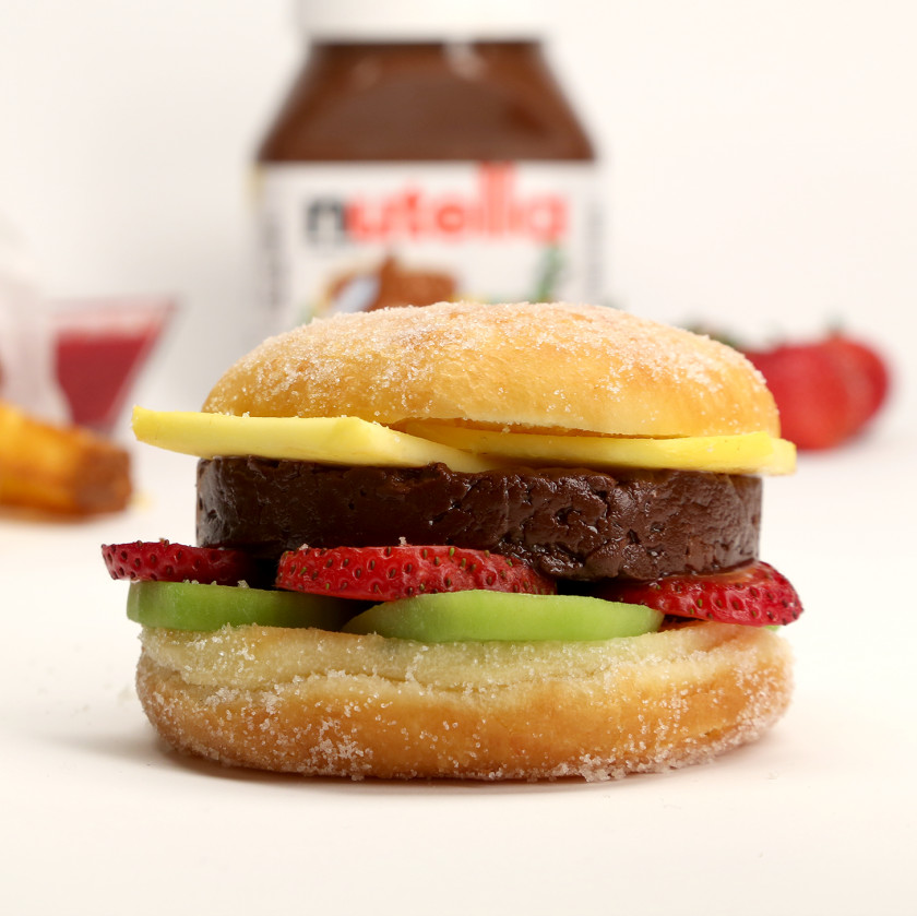 Burger Hamburger Donuts Toast S'more Nutella PNG